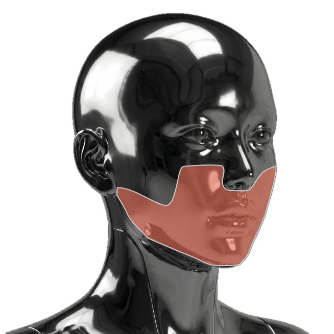 منطقة إزالة الشعر من الخطوط الدقيقة